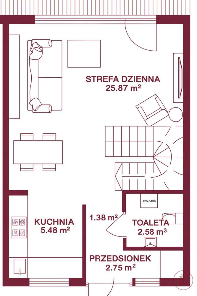 Zabudowa szeregowa Srebrna Ostoja 74.80m2-15
