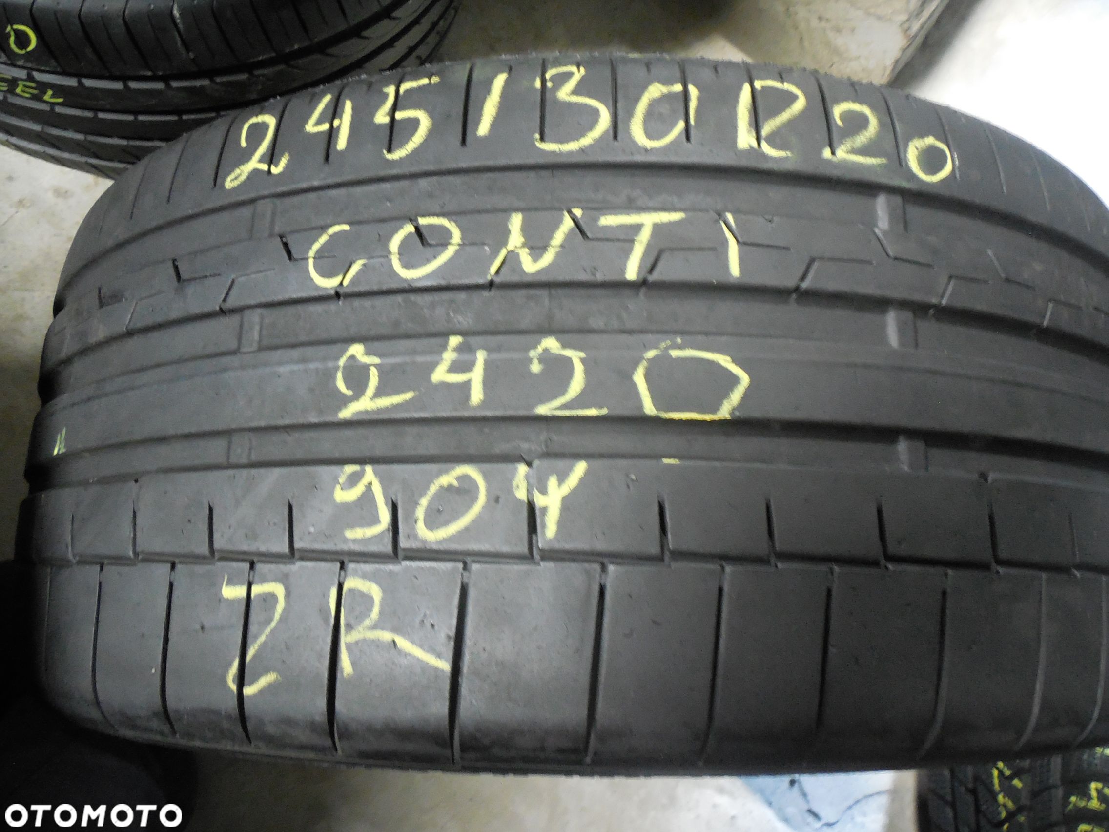 OPONA POJEDYNKA 245/30R20 CONTINENTAL Sport Contact 6 DOT 2420 6MM - 1