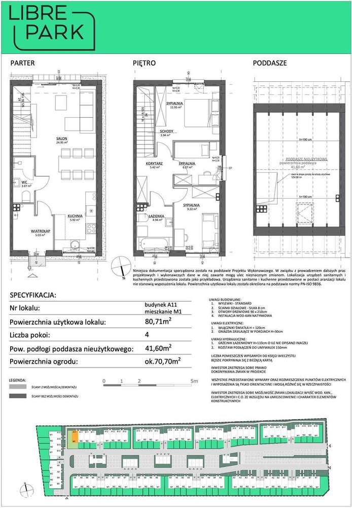 Nowe Szeregowiec w kameralnym osiedlu Libre Park w Dębogórzu - Pełny obrazek: 2/15