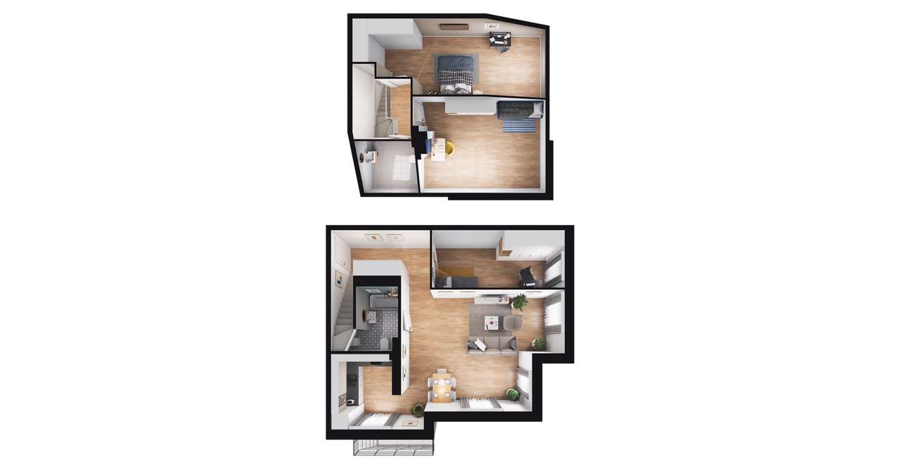 3-pokojowe mieszkanie 89m2 + balkon - Pełny obrazek: 2/6