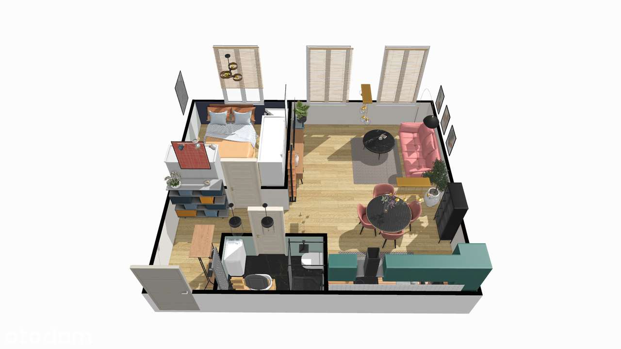 2 pokoje blisko centrum | centralne ogrzewanie | odnowiony budynek-6