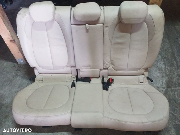 Interior din piele crem pentru BMW X1 F48 an 2018. - 2