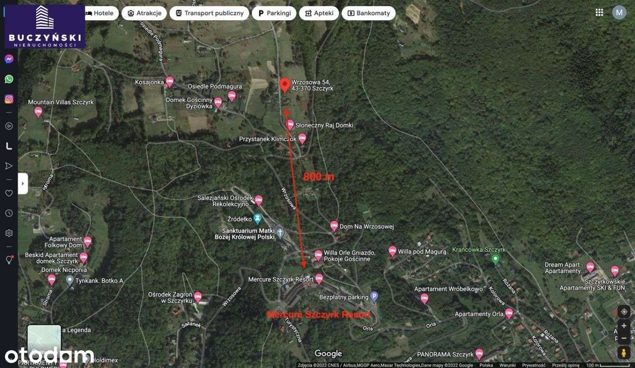 Działka nad Hotelem Mercure Szczyrk-13