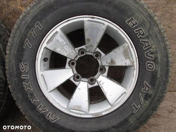 Pajero Sport I Shogun Felgi aluminiowe ET46  opony 245/70/16 6,5mm A/T - 3