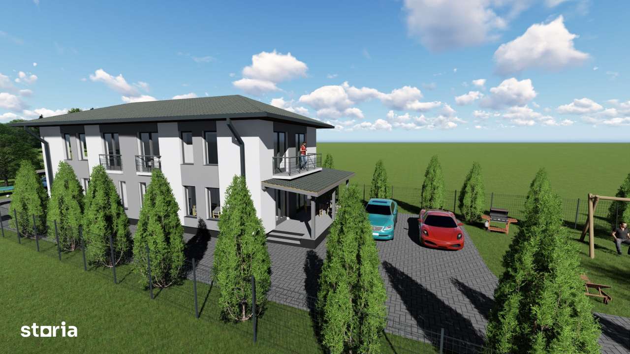 Tautii-Magheraus  – casa noua tip duplex, P+E, semifinisata, teren 500 - Imagine principală: 5/8