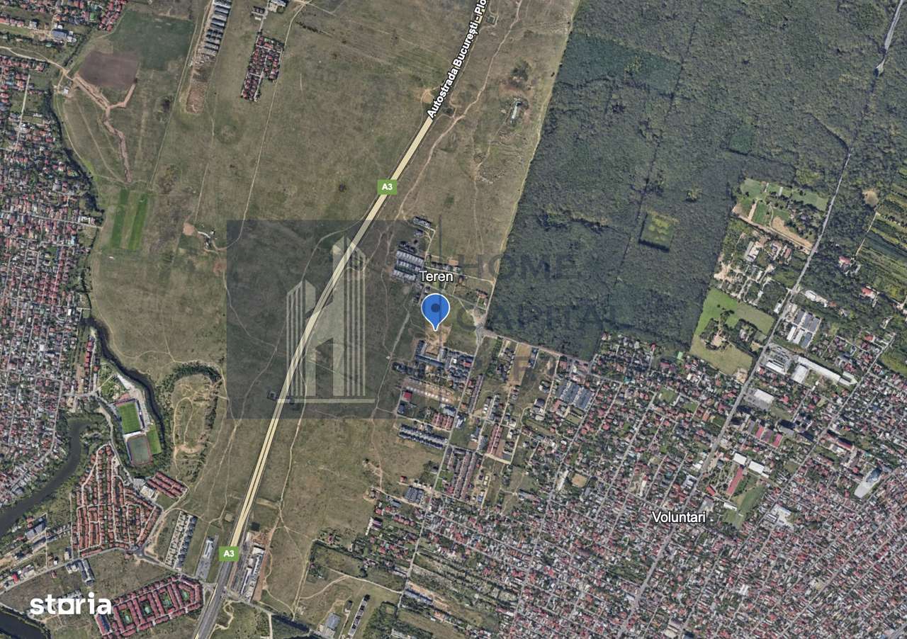 Teren intravilan 10.607 mp, Voluntari - Imagine principală: 1/3