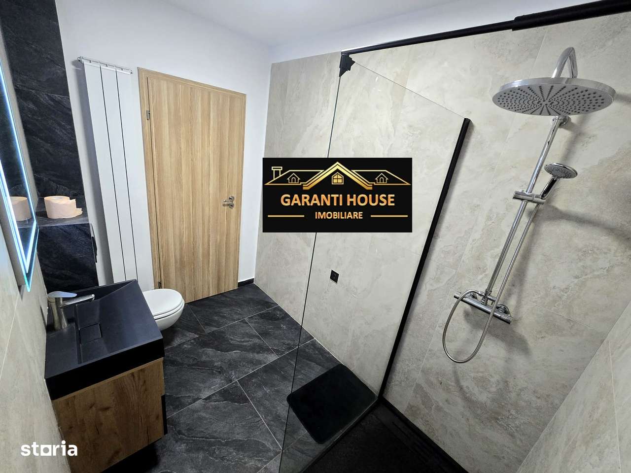 Bloc nou, apartament cu o camera, mobilat, parcare, 300€/Luna - Imagine principală: 4/5