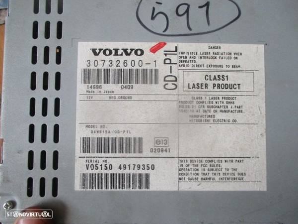 Radios 307326001 VOLVO V50 2004 34W515a/Cd-P1l - 3