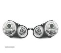 FARÓIS FRONTAIS ANGEL EYES PARA VOLKSWAGEN VW POLO 9N 01-05 FUNDO CROMADO - 3