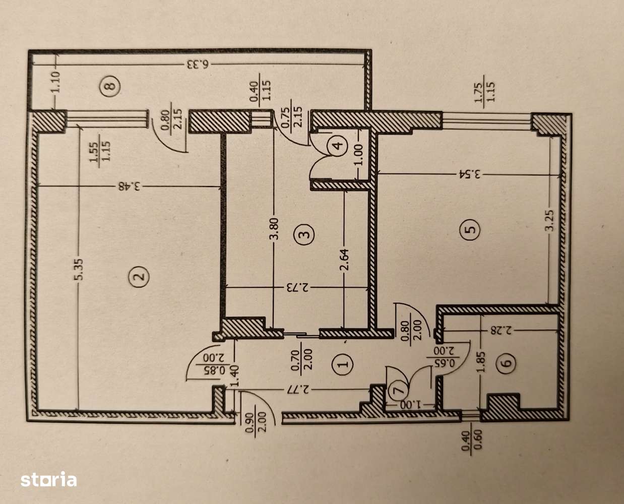 Apartament 2 camere, decomandat, B-dul Bucuresti (ID:T510)-0