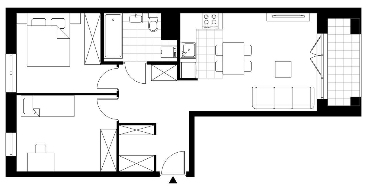 Ursus Classic | mieszkanie 3-pok. |C1_105 - Pełny obrazek: 4/9