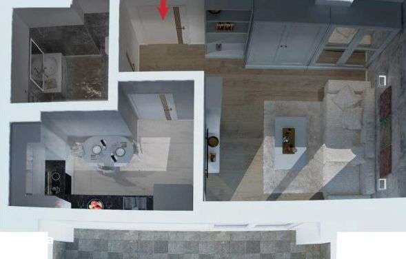 APT 1CAMERA, DECOMANDAT,BLOC NOU CU DOUA LIFTURI, FRUMOASA,INTABULAT-9