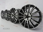 Jantes Look  Mercedes Turbine 17 x 8 et45 5x112 Pretas + Polidas - 6