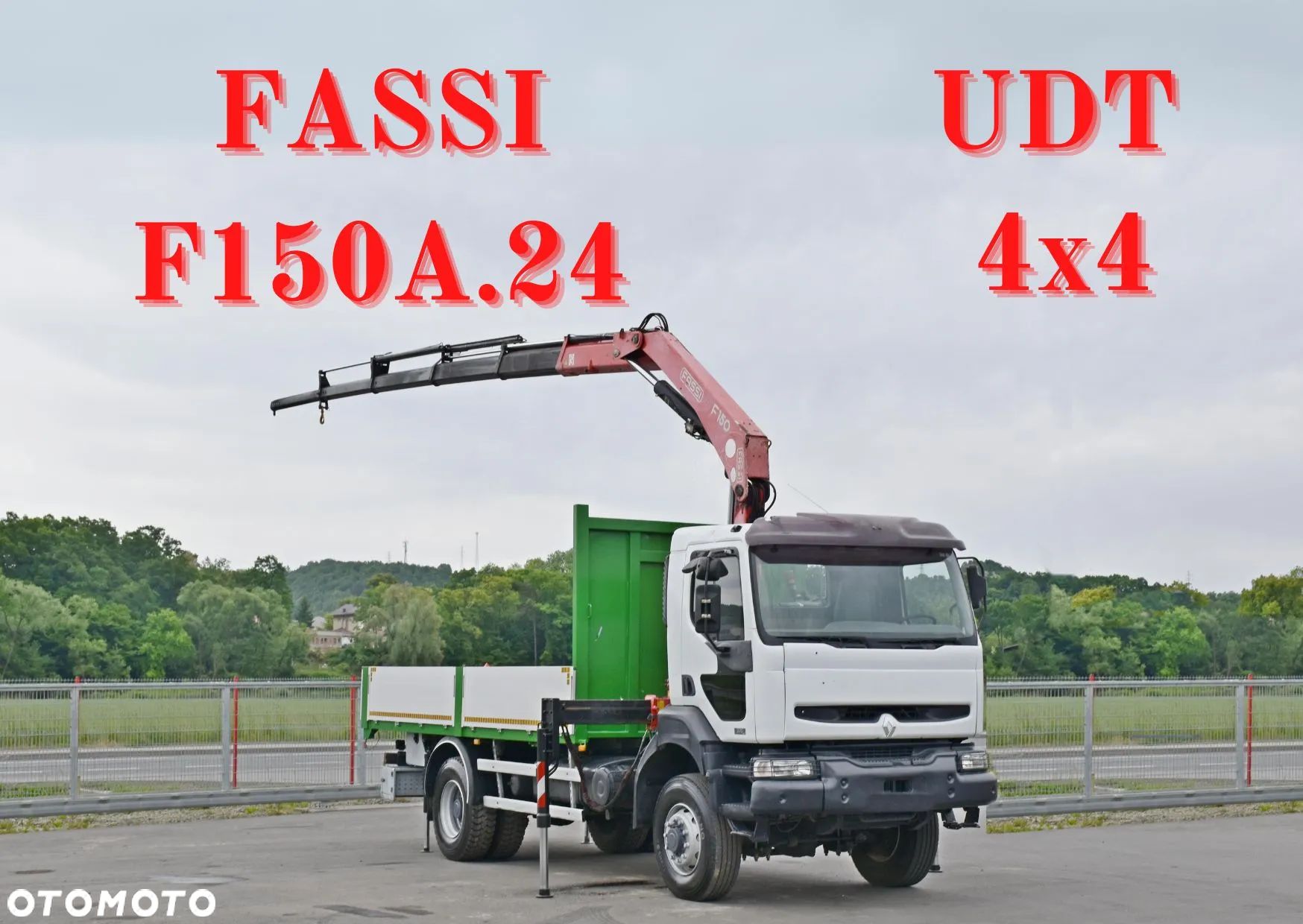 Renault KERAX 370 * SKRZYNIA 5,20m *FASSI F150A.24 + PILOT / 4x4 - 1