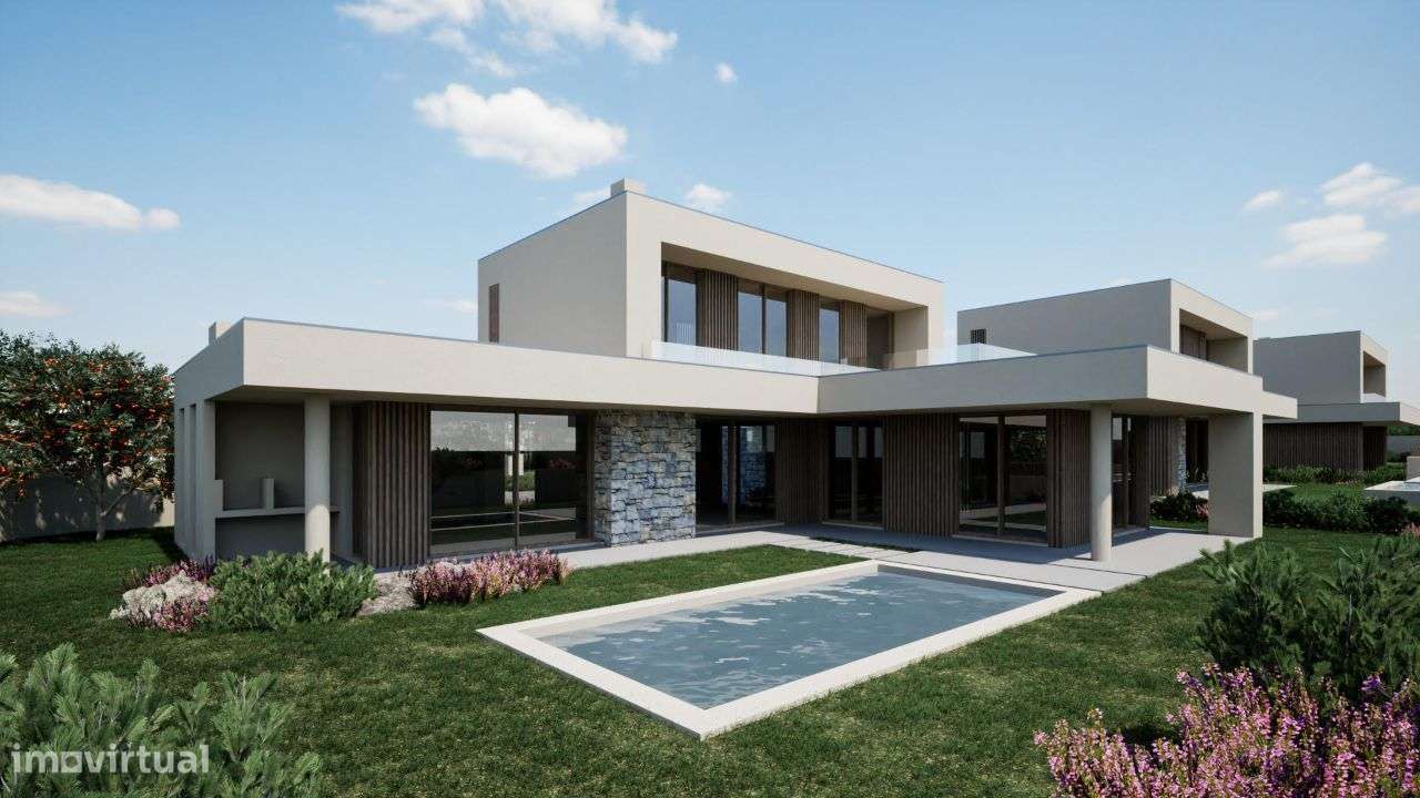 Terreno 7394m2 projeto aprovado condomínio Cotovia Sesimbra - Grande imagem: 2/4