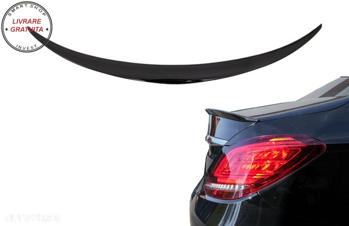 Eleron Portbagaj Mercedes C-Class W205 (2014-2020) Design Negru Lucios- livrare gratuita - 1