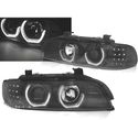 FARÓIS FRONTAIS ANGEL EYES 3D CCFL + LED PARA BMW SERIE 5 E39 95-03 - 2