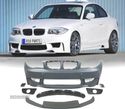 PARA-CHOQUES DIANTEIRO PARA BMW E81 E82 E88 06-10 LOOK M1 SRA + SPOILER FRONTAL - 1