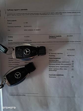 Mercedes-Benz Klasa C 180 (BlueEFFICIENCY) Avantgarde - 29