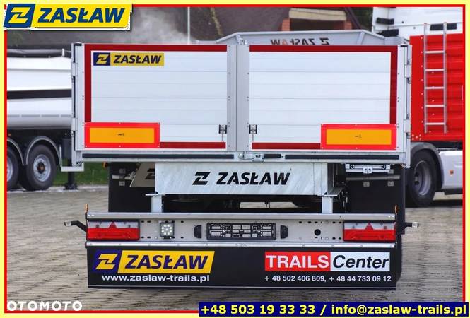 Zaslaw Pokład 13,60 m, MOCNA KRATOWNICA, burty aluminiowe !!! - 39