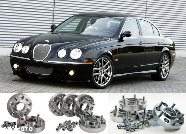 DYSTANSE ADAPTERY do kół Jaguar XJ XF XK S-Type 5x108 5x120 fvat! - 1