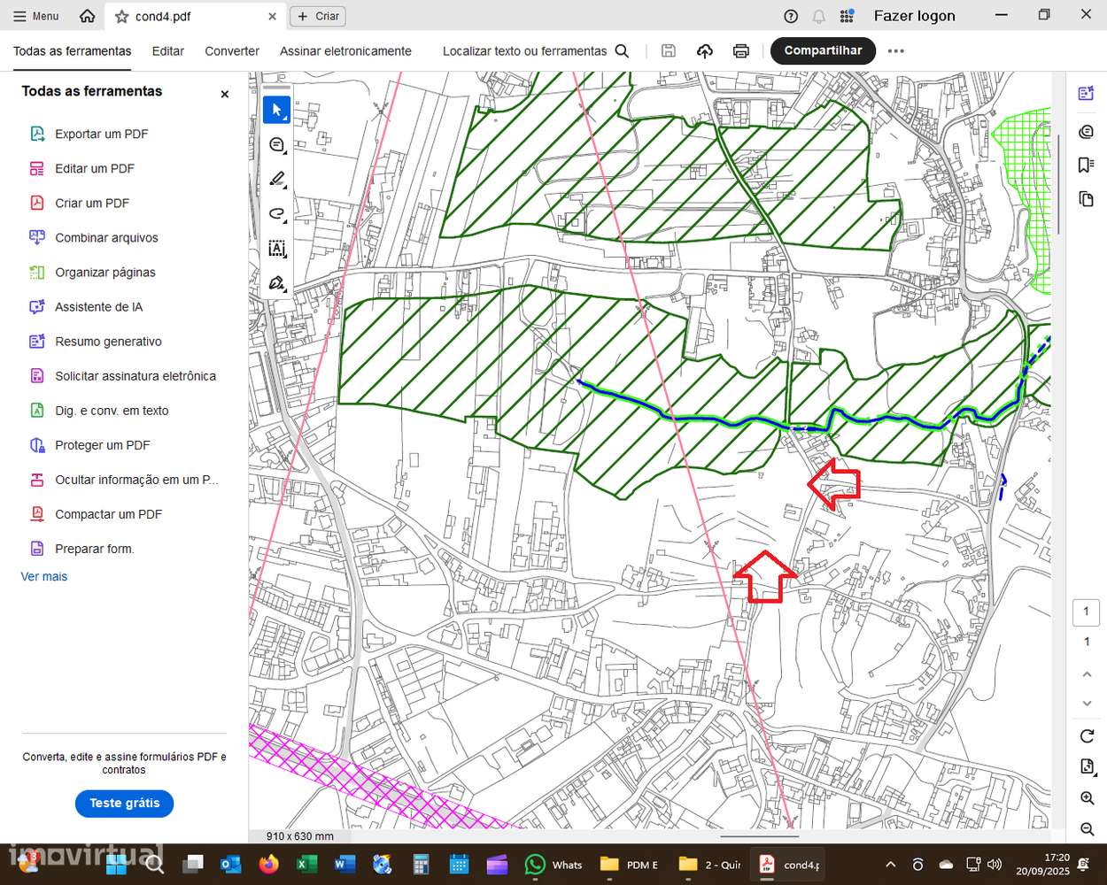 Quinta com casa e 2 terrenos construção com 14.700m2 em Avintes ao Zoo - Grande imagem: 5/13