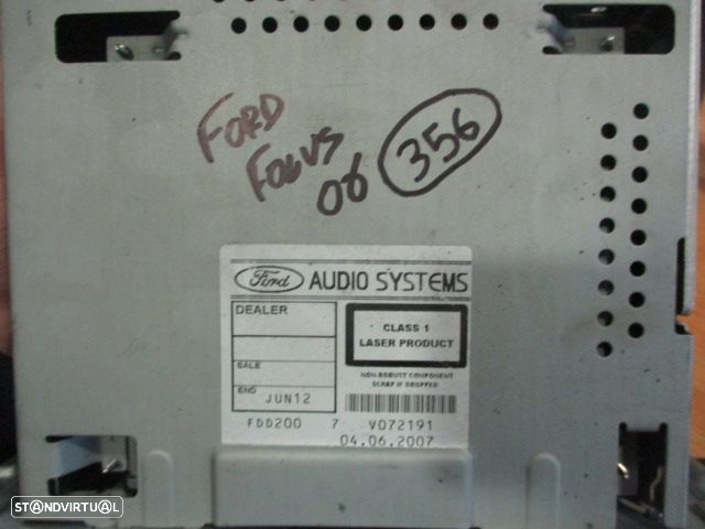 Radios 7M5T18C815BA FORD FOCUS 2006 VISTEON V072191 - 2