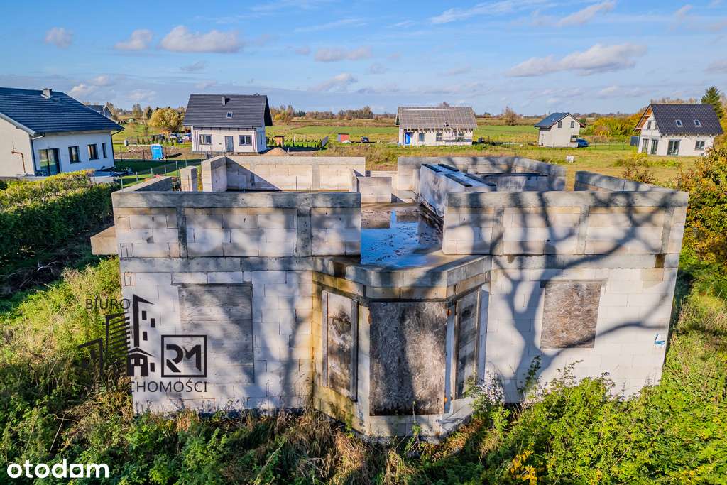 Dwie działki z rozpoczętą budową domu – Markusy-6