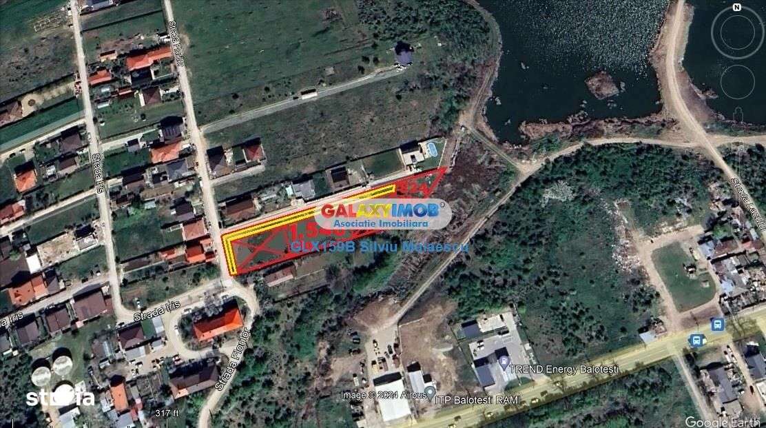 Balotesti - Teren 1.540 Mp str. Florilor - Imagine principală: 5/14