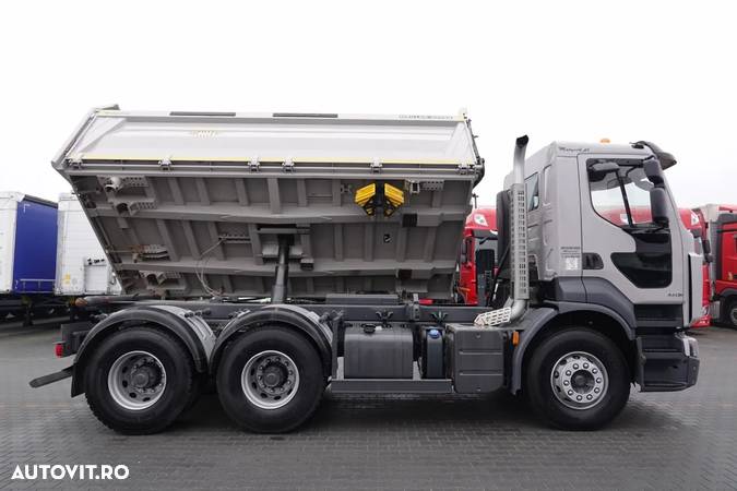 Renault KERAX 460 / 6x4 / CAMION BASCULANTE PE 3 FETE / MEILLER KIPPER / LANDER - 10