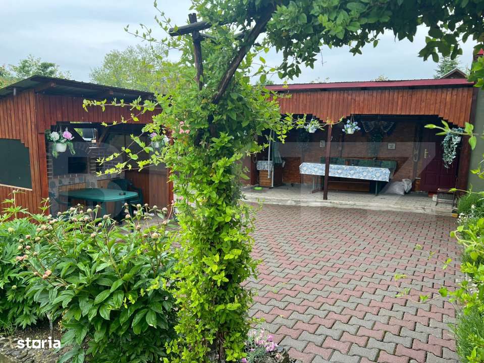 Casa de lemn cu teren generos – 1500 mp in Cerghid, liniste si natur - Imagine principală: 2/8