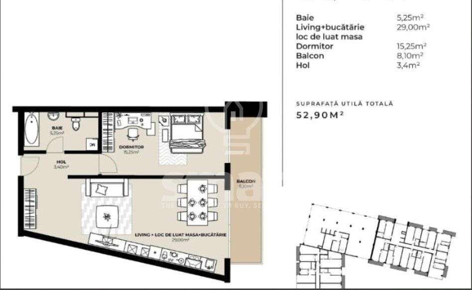 Apartament 2 camere, bloc nou, Marasti - Imagine principală: 4/4