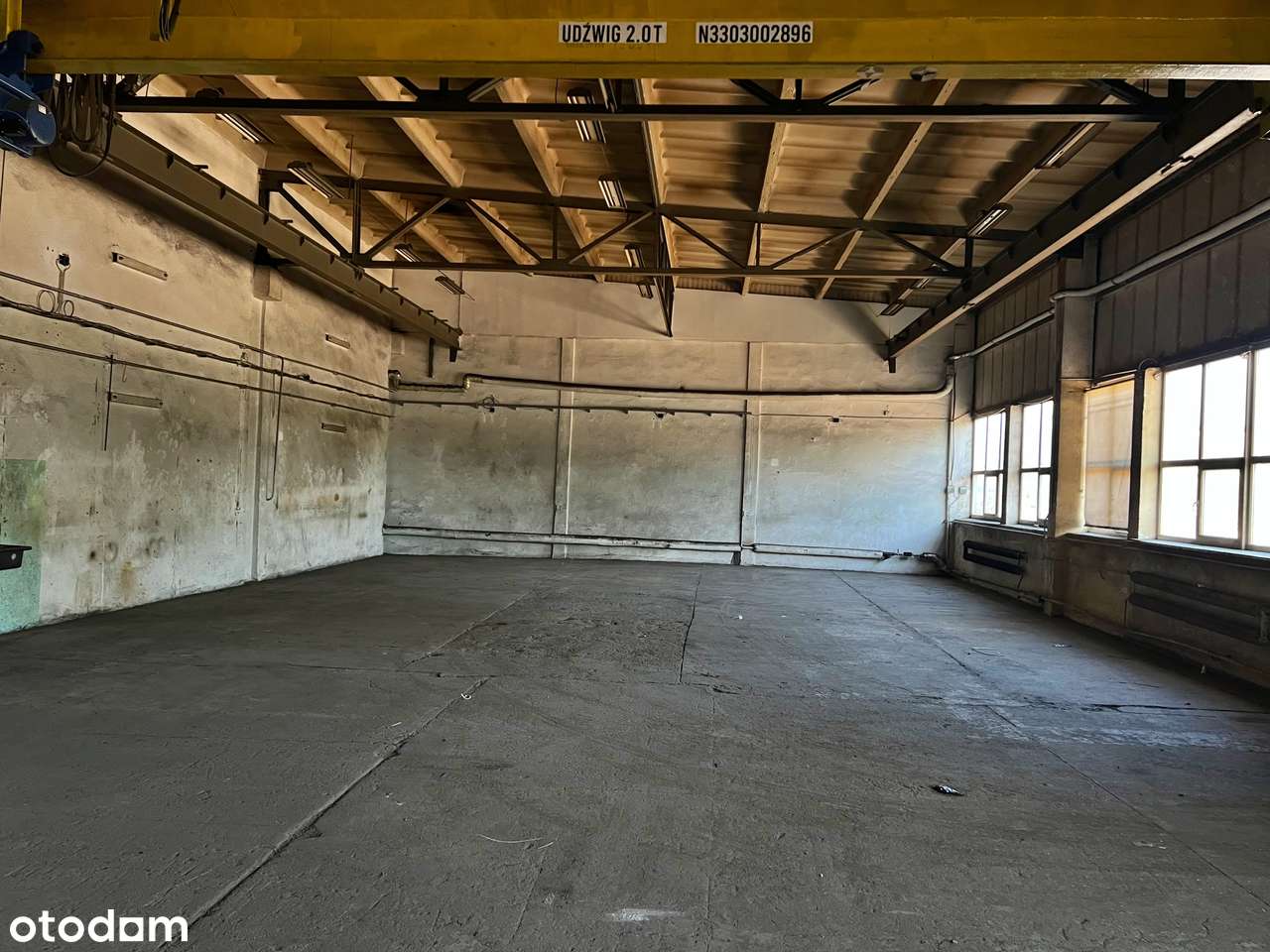 Hala magazynowa/produkcyjna 567 mkw.; suwnica 1,5T - Pełny obrazek: 5/6