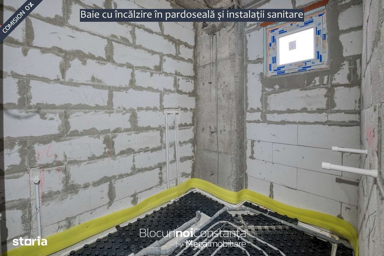 #Avans 5.000€ · Studio la mare · încălzire în pardoseală | Mamaia Nord-11