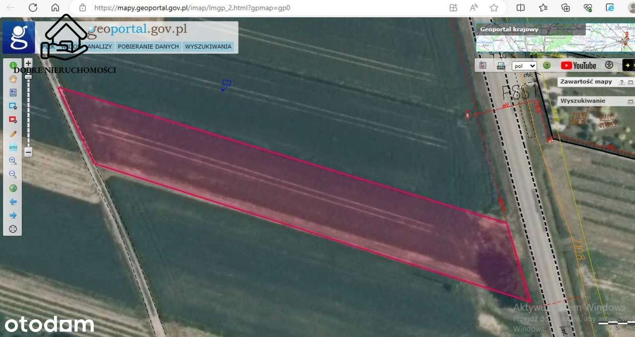 2000m2 - Wojciechów - Wz - Jednorodzinna - Pełny obrazek: 4/4