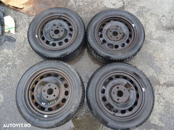 Vand Jante Tabla cu Cauciucuri Volkswagen Caddy 205/55 R16 din 2007 - 1