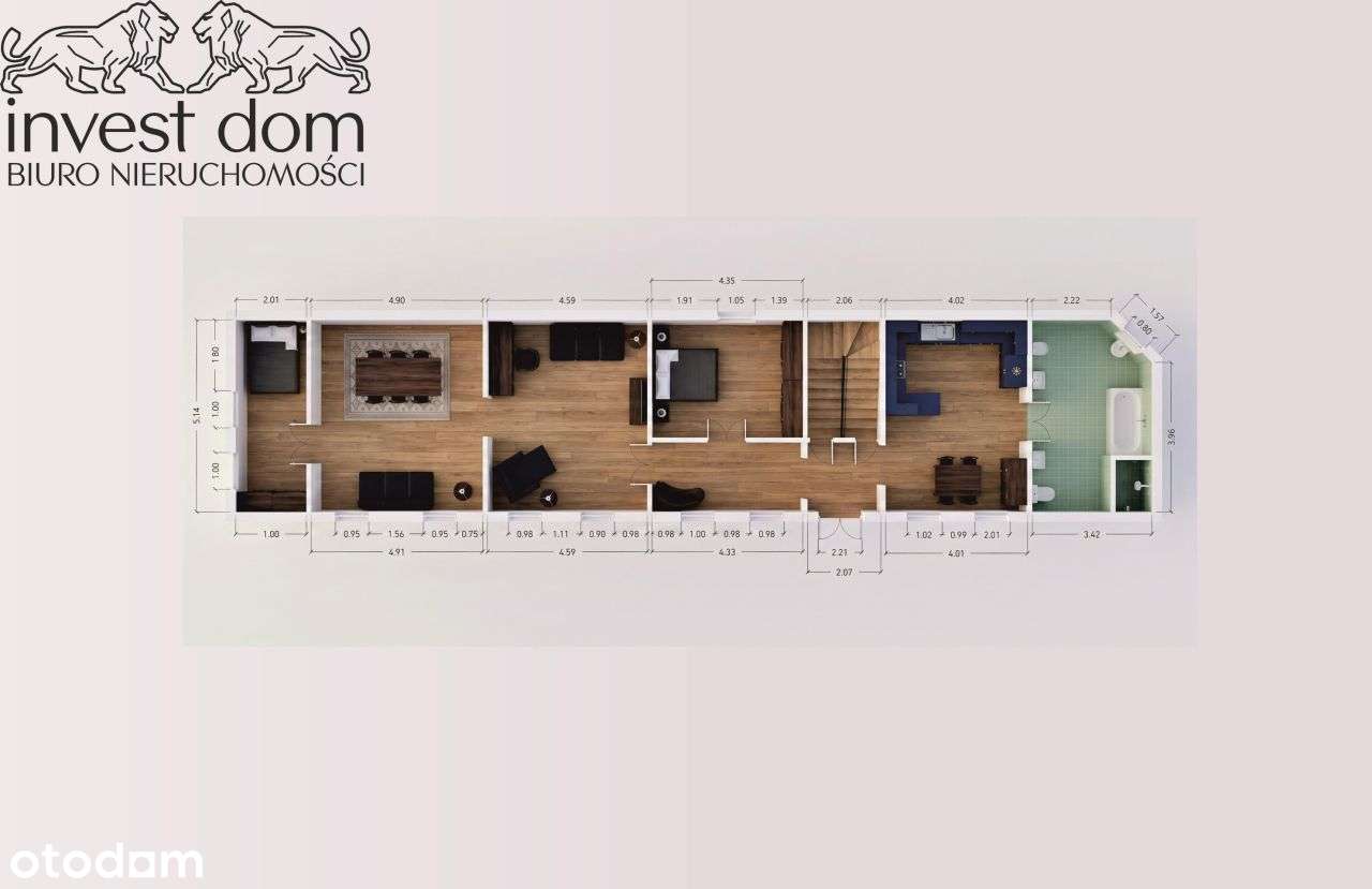 Dom w centrum Gorlic 126 m² + lokal usługowy 37 m²-3