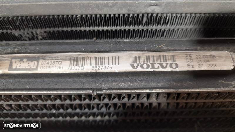 RADIADOR VENTILADOR VOLVO XC90 I 1 MK1 275 30665562 19907 VALEO - 6