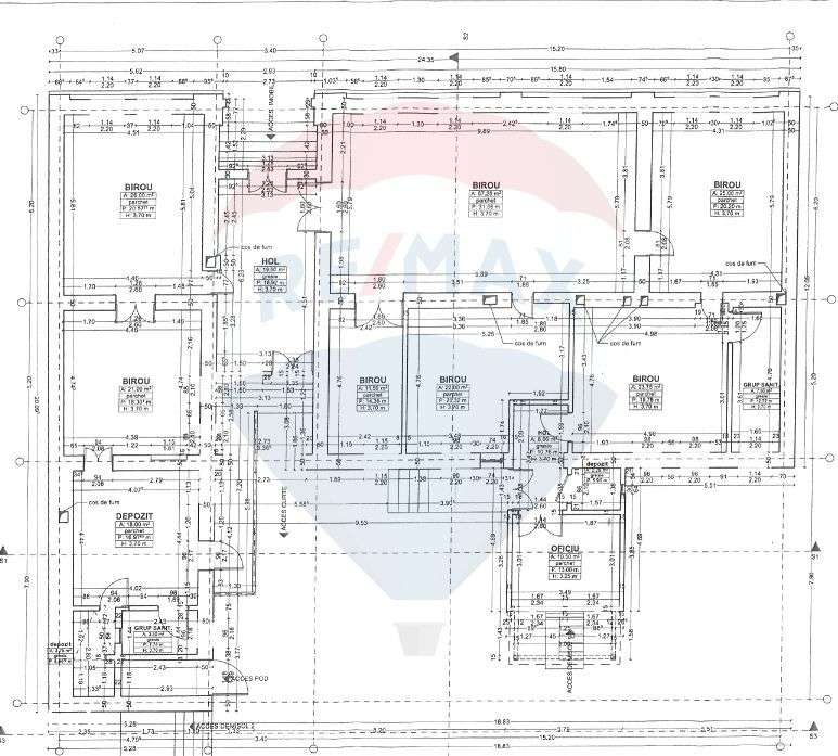 Spatiu de birouri de 253mp de inchiriat in zona Central - Imagine principală: 3/4