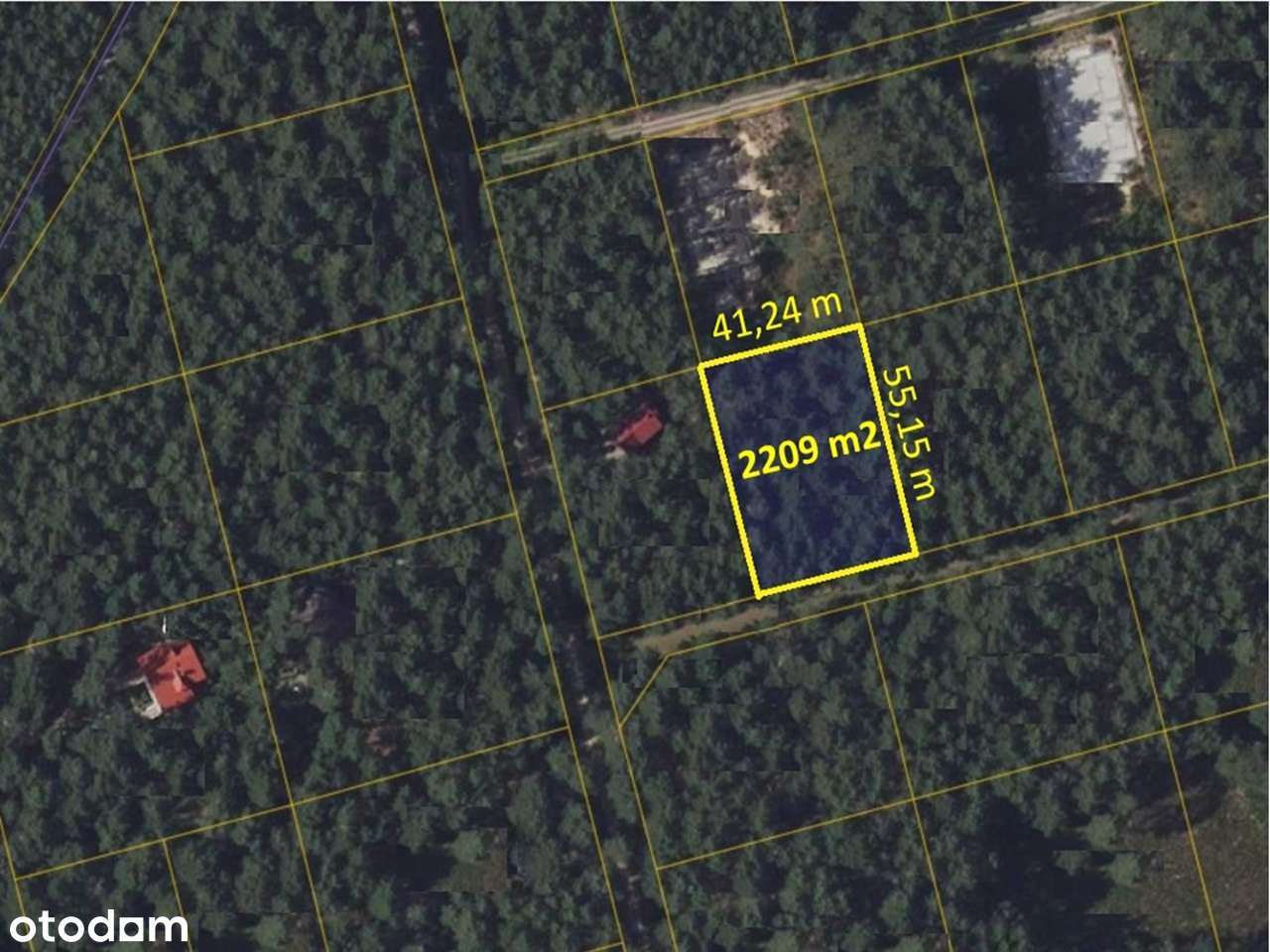 Cicha działka leśna. Popowo Letnisko. Serock. Zalew Zegrzyński. MPZP.-1