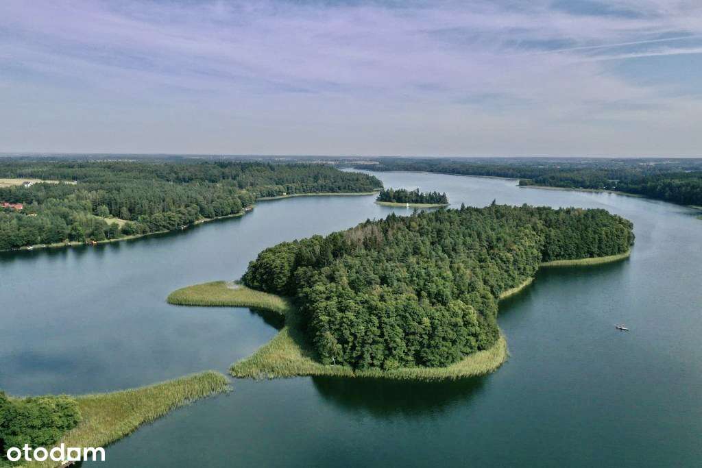 Pięknie położona,uzbrojona duża działka budowlana nad wielkim jeziorem-7