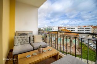 Apartamento T2 com grande Terraço, em condominio com Piscina interior - Grande imagem: 3/41