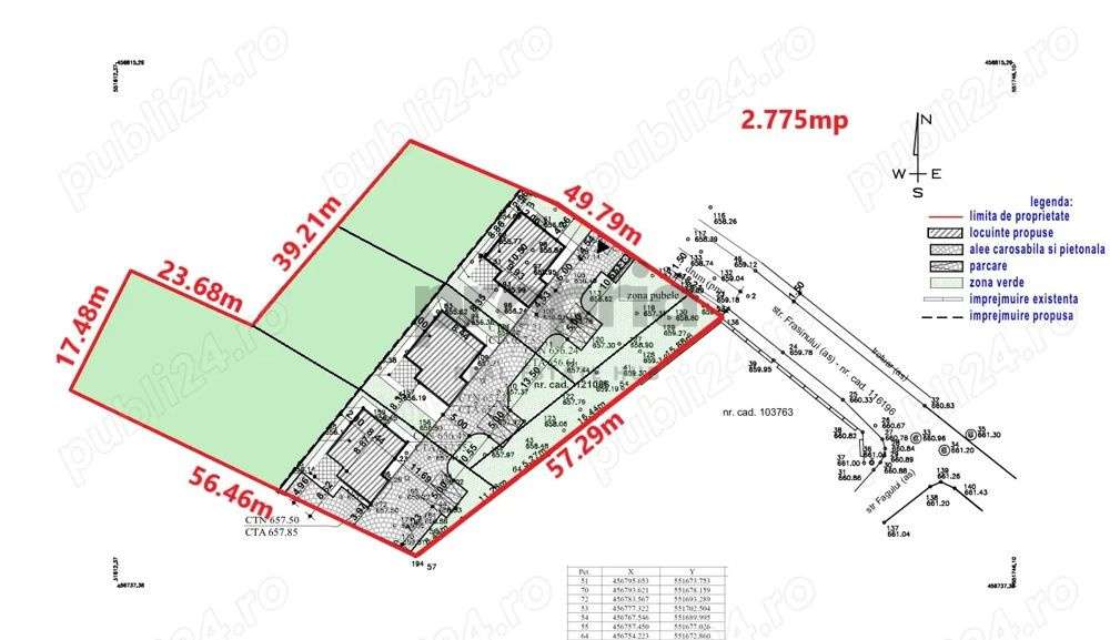 Teren cu autorizatie de construire – Bunloc, Sacele - Imagine principală: 5/6