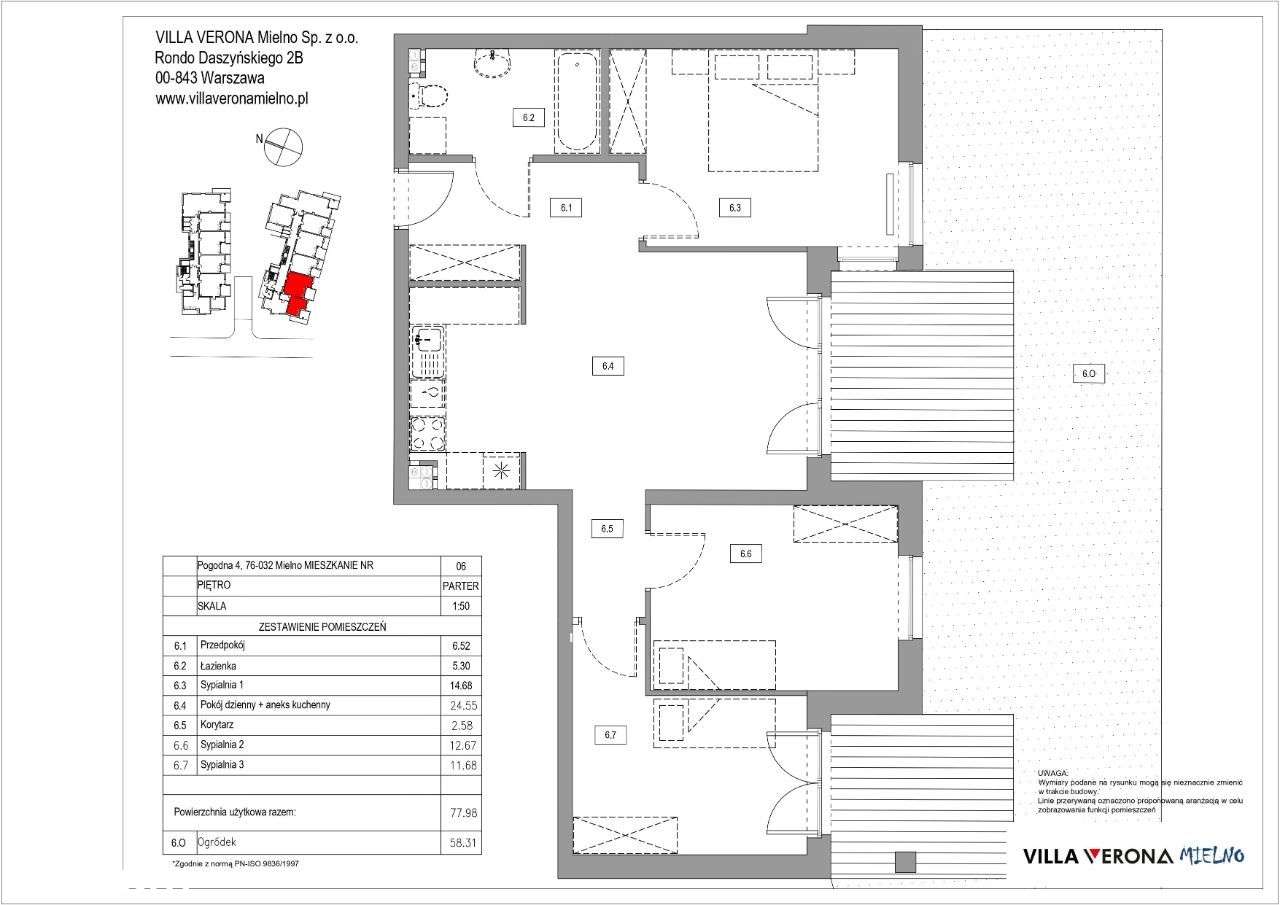 Villa Verona Mielno - ogródek 77m2, - Pełny obrazek: 2/7