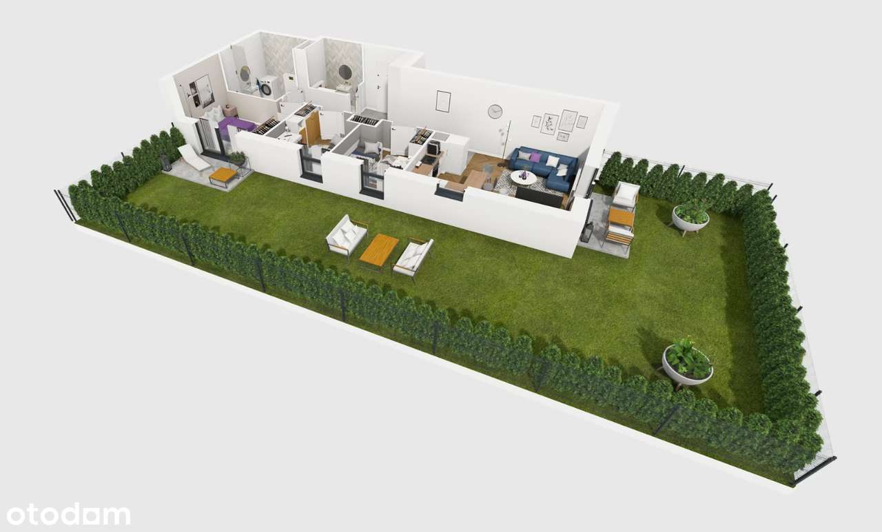 4-pokojowe mieszkanie_OGROMNY OGRÓDEK_MIEJSCE POSTOJOWEW HALI GRATIS. - Pełny obrazek: 1/9