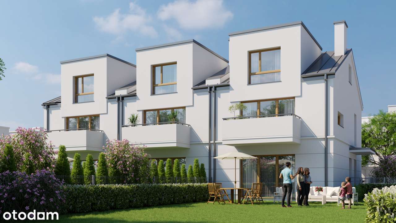 Mieszkanie bezczynszowe z ogrodem 94m2 w Centrum Łomianek OSTATNIE ! - Pełny obrazek: 1/6