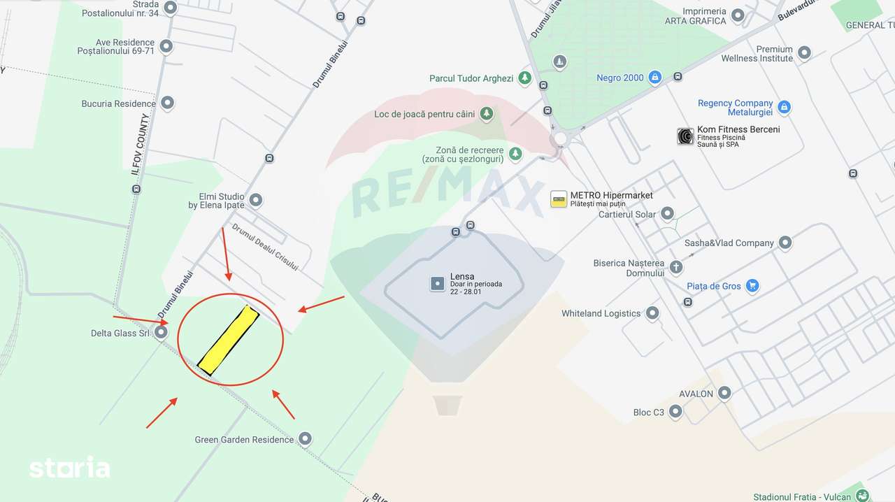 Teren 4,782mp Drumul Dealul Frumos - Imagine principală: 2/3