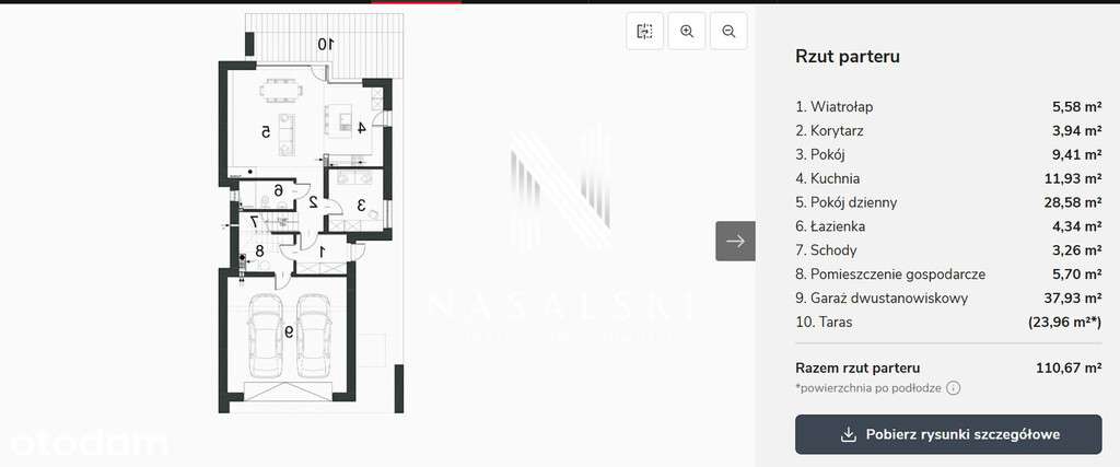 Nowoczesny czteropokojowy dom Zamczysko - Pełny obrazek: 5/20
