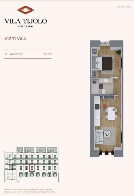 T1  Moderno, Piscina Jardim Condomínio na Histórica Vila do Tijolo-10