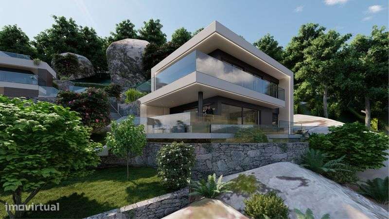 Moradia em pedra para recontruçao com projecto e vistas panoramicas - Grande imagem: 5/12